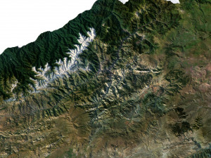 Turkey Terrain 3D Map 3D Model