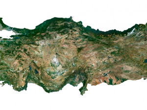 Turkey Terrain 3D Map 3D Model