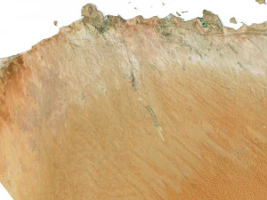 United Arab Emirates Terrain 3D Map 3D Model