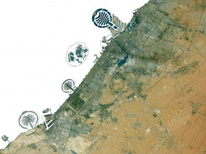 United Arab Emirates Terrain 3D Map Modèle 3D