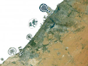 United Arab Emirates Terrain 3D Map 3D Model