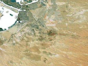 United Arab Emirates Terrain 3D Map 3D Model