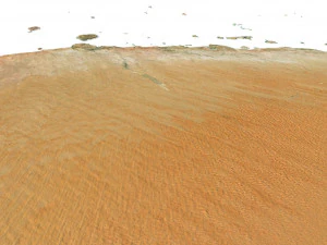 United Arab Emirates Terrain 3D Map 3D Model