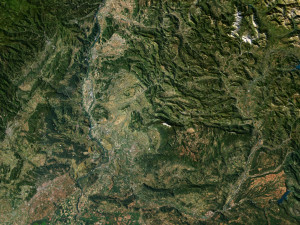 France Terrain 3D Map 3D 모델