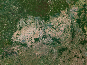 France Terrain 3D Map 3D 모델