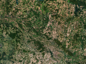 Germany Terrain 3D Map Modelo 3D