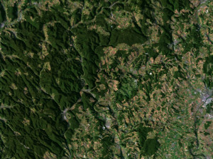 Germany Terrain 3D Map Modelo 3D