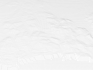 Germany Terrain 3D Map Modelo 3D