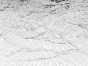 Switzerland Terrain 3D Map 3D Model