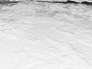 Greece Terrain 3D Map 3Dモデル