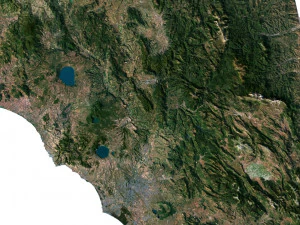 Italy Terrain 3D Map 3D Model