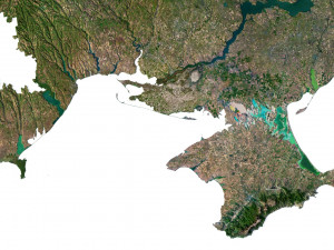 Ukraine Terrain 3D Map 3D 模型