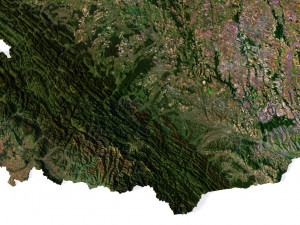 Ukraine Terrain 3D Map 3D 模型