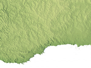 Australia Terrain 3D Map 3D-Modell