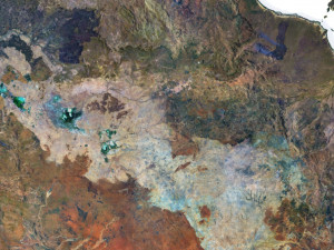 Australia Terrain 3D Map 3D-Modell