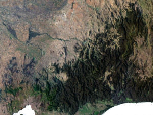 Australia Terrain 3D Map 3D-Modell