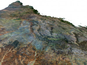 Australia Terrain 3D Map 3D-Modell