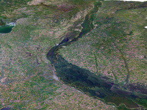 Argentina Terrain 3D Map 3D मॉडल