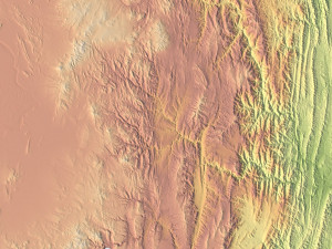Bolivia Terrain 3D Map Model 3D
