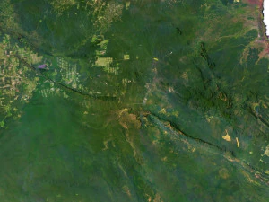 3D-карта местности Боливии 3D Модель