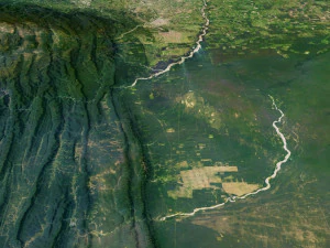3D-карта местности Боливии 3D Модель