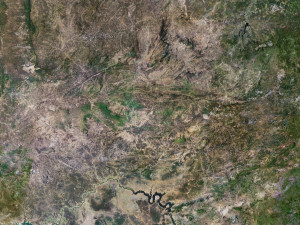 Brazil Terrain 3D Map Modelo 3D