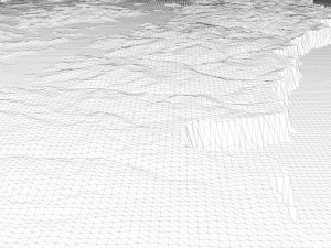 Chile Terrain 3D Map 3D मॉडल