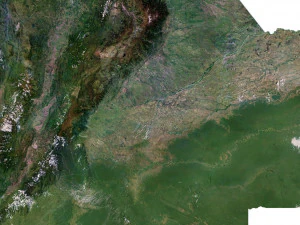 Colombia Terrain 3D Map 3D Model
