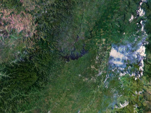 Mappa 3D del terreno dell'Ecuador Modello 3D