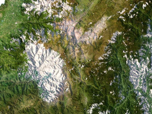 Mappa 3D del terreno dell'Ecuador Modello 3D