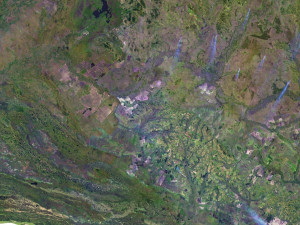 Paraguay Terrain 3D Map 3D Model