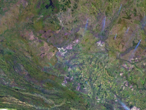 Paraguay Terrain 3D Map 3D Model