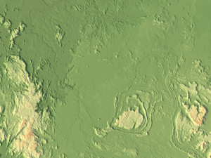 Venezuela Terrain 3D Map 3D मॉडल
