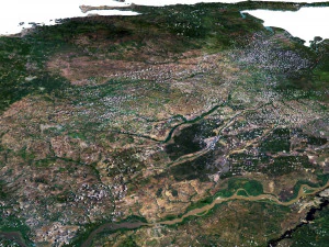 Venezuela Terrain 3D Map 3D Model