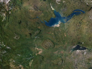 Canada Terrain 3D Map Modello 3D
