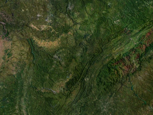 United States Terrain 3D Map 3D Model
