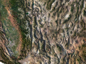 United States Terrain 3D Map 3D Model