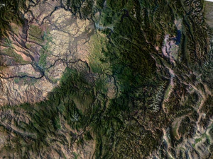 United States Terrain 3D Map 3D Model