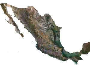 Mexico Terrain 3D Map Model 3D