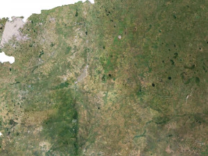 Kazakhstan Terrain 3D Map 3D Model
