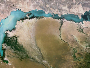 Kazakhstan Terrain 3D Map 3D Model