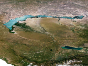 Kazakhstan Terrain 3D Map 3D Model
