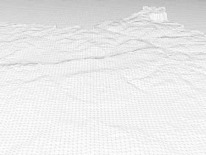 Kazakhstan Terrain 3D Map 3D Model