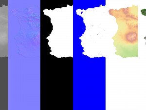 Armenia Terrain 3D Map 3D Модель