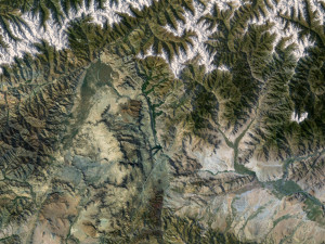 Afghanistan Terrain 3D Map Modèle 3D