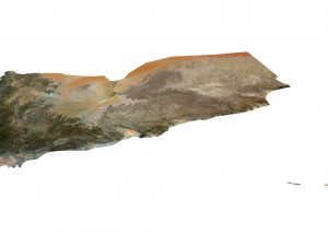 Yemen Terrain 3D Map 3D Model