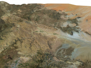 Yemen Terrain 3D Map 3D Model