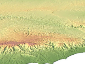 Yemen Terrain 3D Map 3D Model