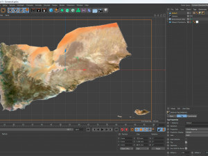 Yemen Terrain 3D Map 3D Model