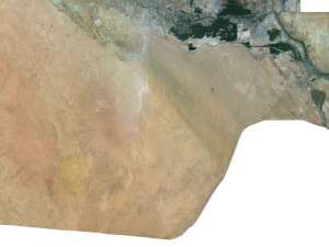 Iraq Terrain 3D Map 3Dモデル
